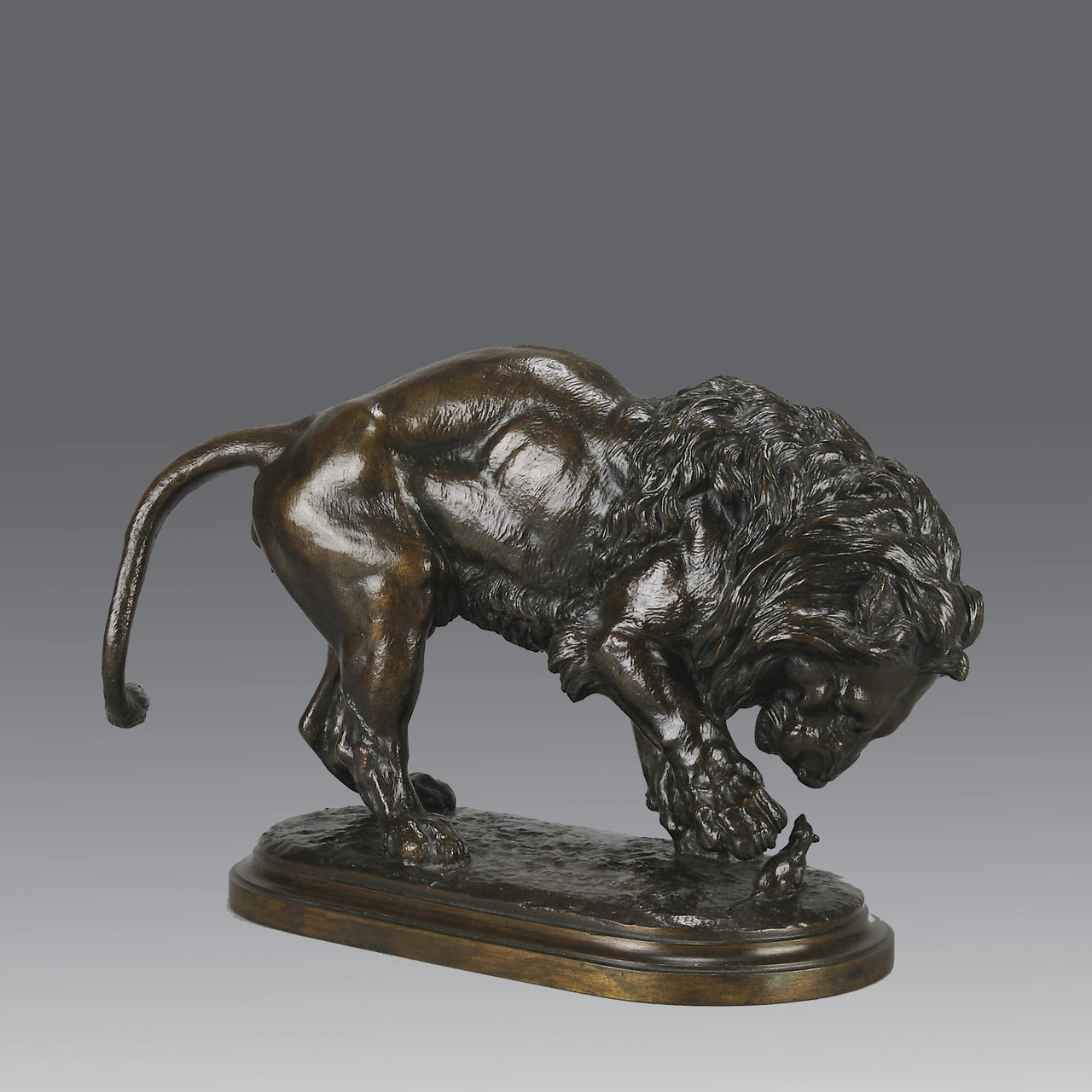 "Lion et Souris" by Isidore Bonheur