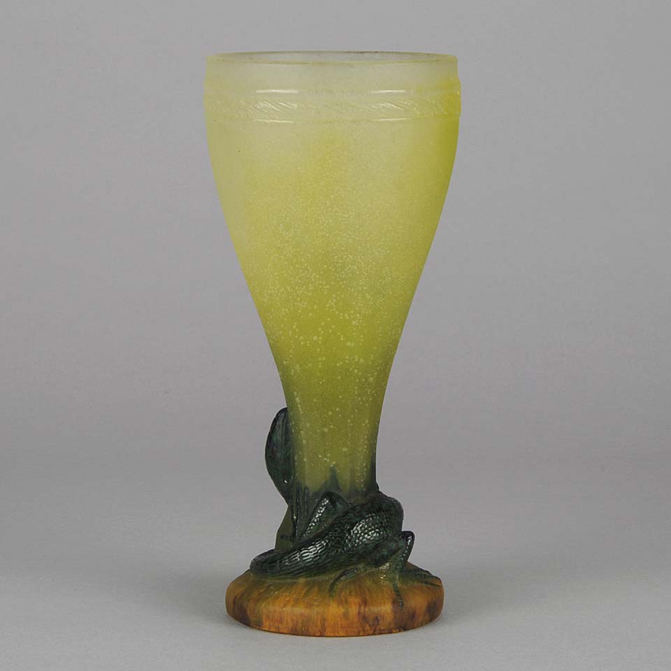 Lizard Vase by Amalric Walter