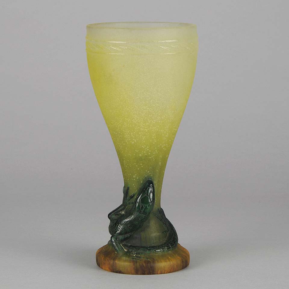 Lizard Vase by Amalric Walter
