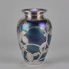 Iridescent Blue Silvered Vase - Loetz Vase - Loetz Glass - Art Nouveau Glass - Hickmet Fine Arts