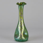 Trefoil Loetz Vase - Loetz Glass - Art Nouveau Glass - Hickmet Fine Arts 