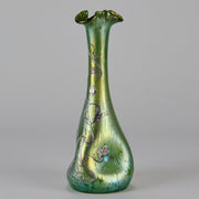 Trefoil Loetz Vase - Loetz Glass - Art Nouveau Glass - Hickmet Fine Arts 