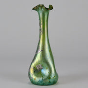 Trefoil Loetz Vase - Loetz Glass - Art Nouveau Glass - Hickmet Fine Arts 