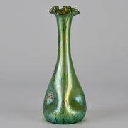 Trefoil Loetz Vase - Loetz Glass - Art Nouveau Glass - Hickmet Fine Arts 