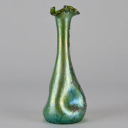 Trefoil Loetz Vase - Loetz Glass - Art Nouveau Glass - Hickmet Fine Arts 