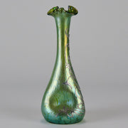 Trefoil Loetz Vase - Loetz Glass - Art Nouveau Glass - Hickmet Fine Arts 