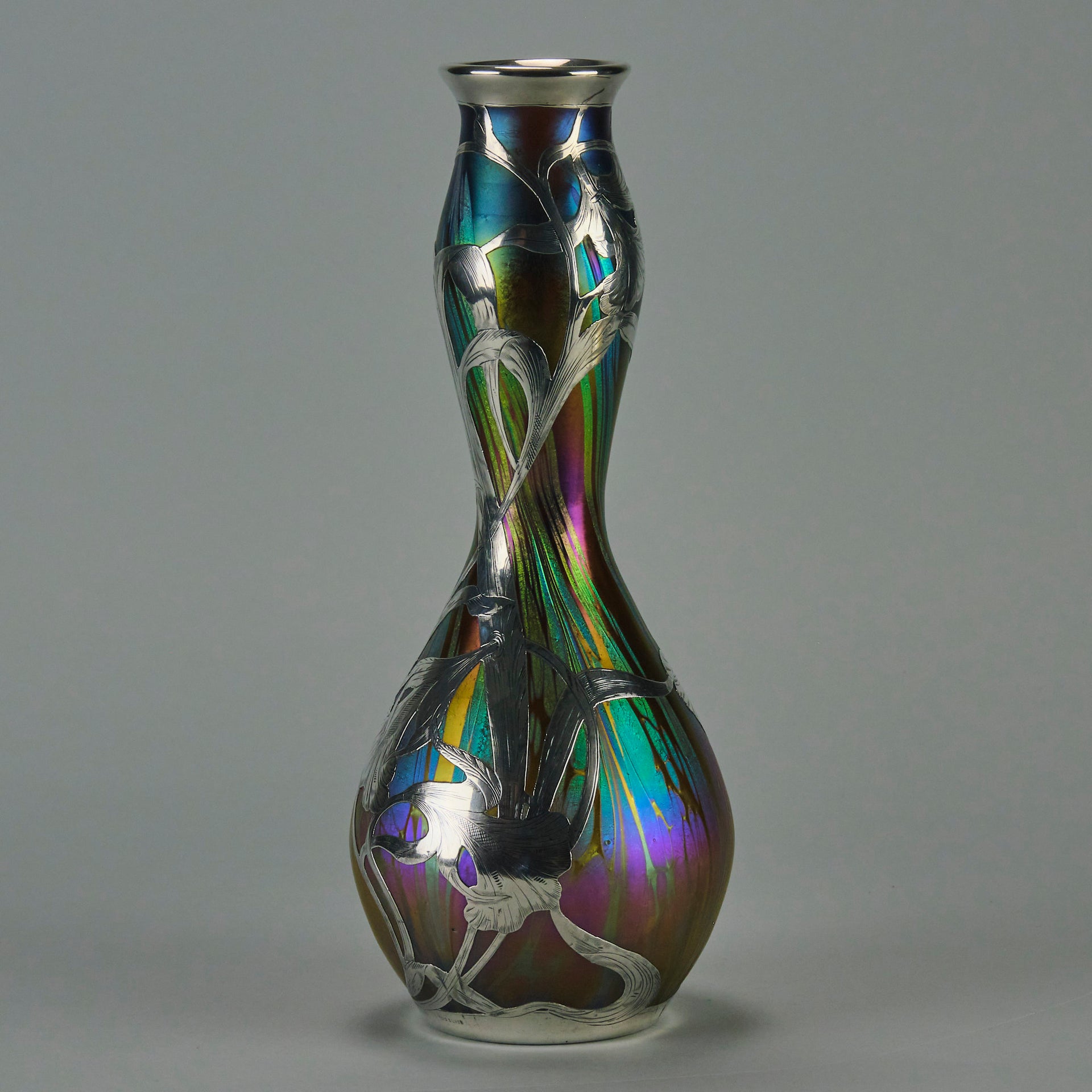 Loetz Medici SIlvered Vase