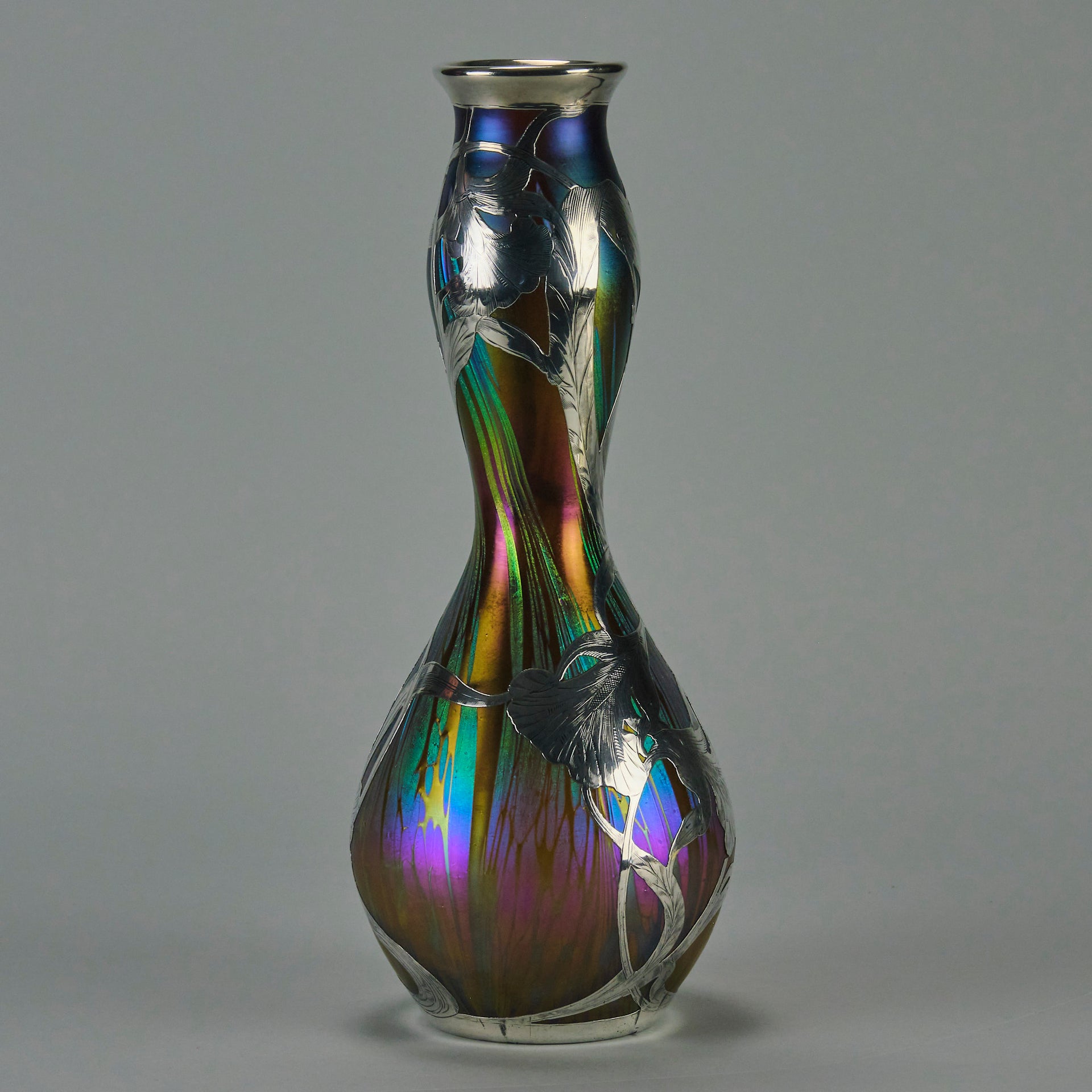 Loetz Medici SIlvered Vase