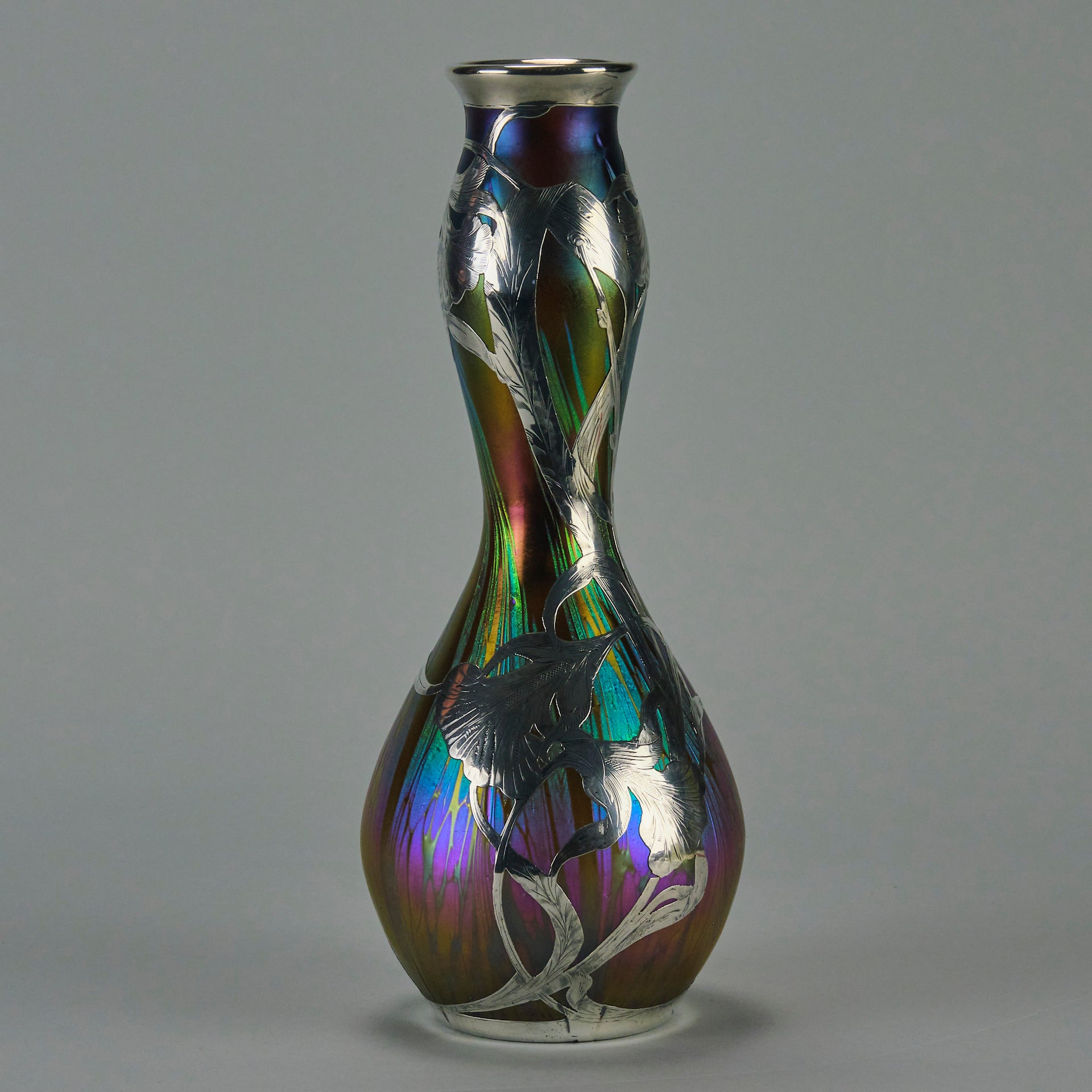 Loetz Medici SIlvered Vase