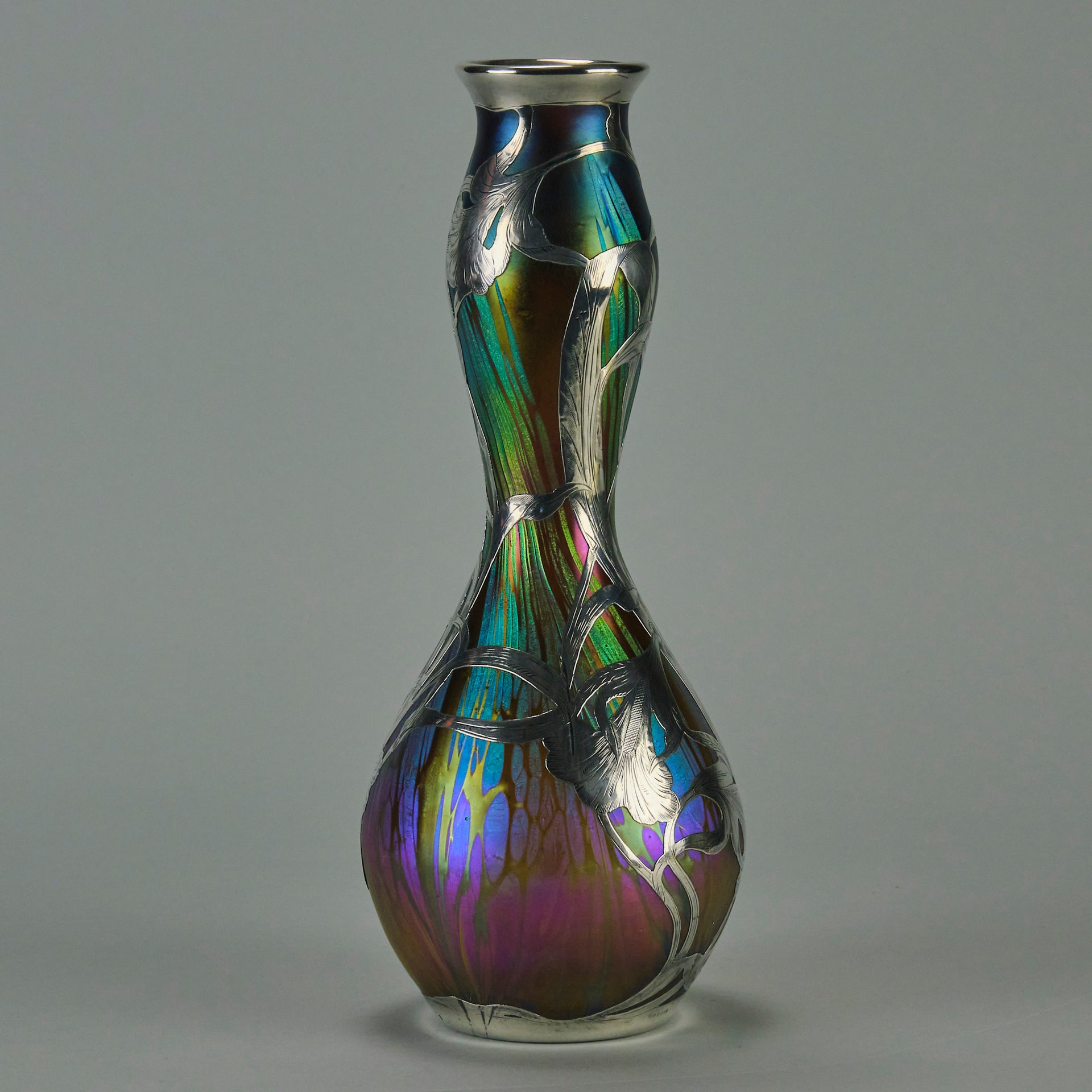 Loetz Medici SIlvered Vase