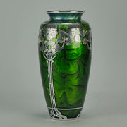 Loetz Titania Silver Vase