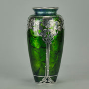 Loetz Titania Silver Vase