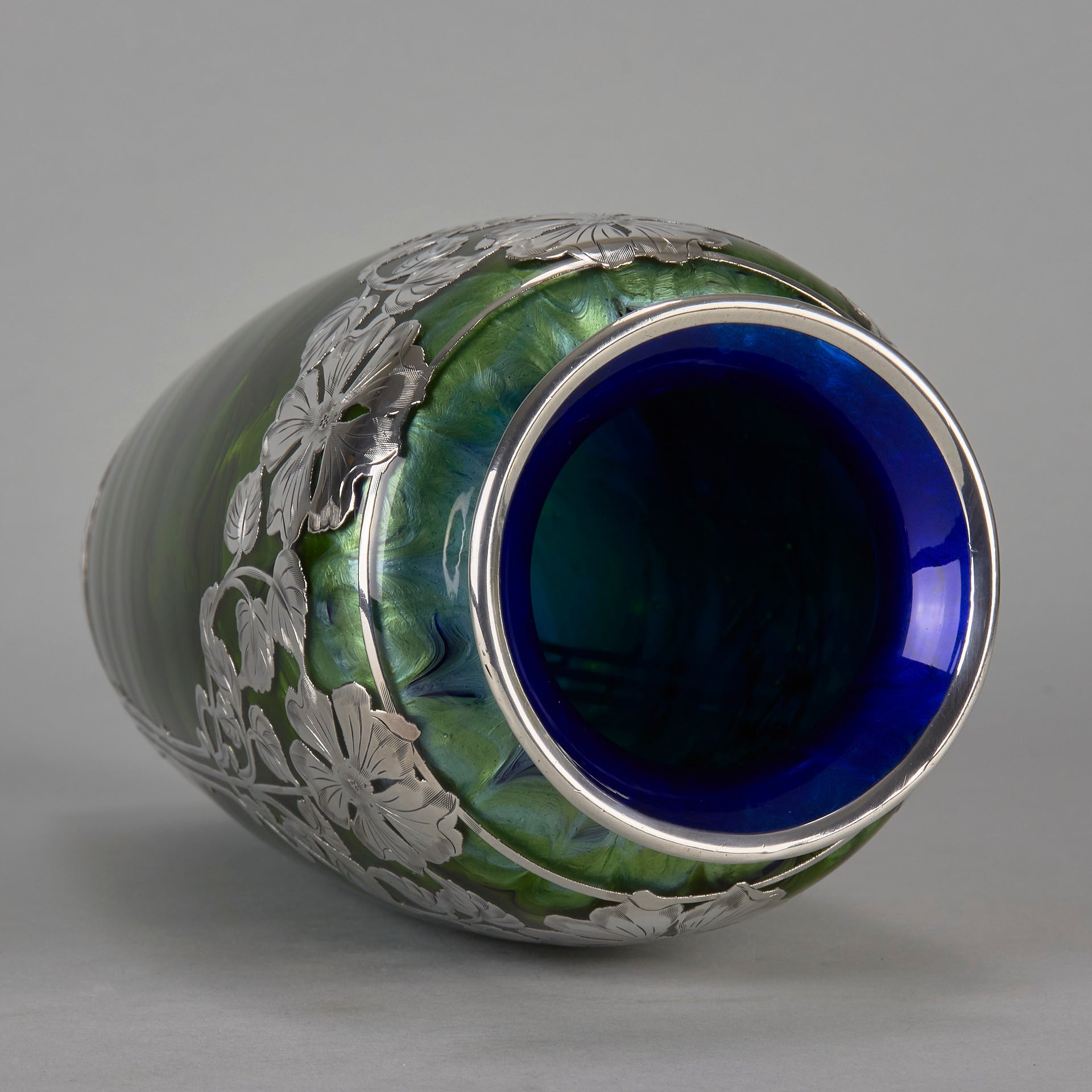 Loetz Titania Silver Vase