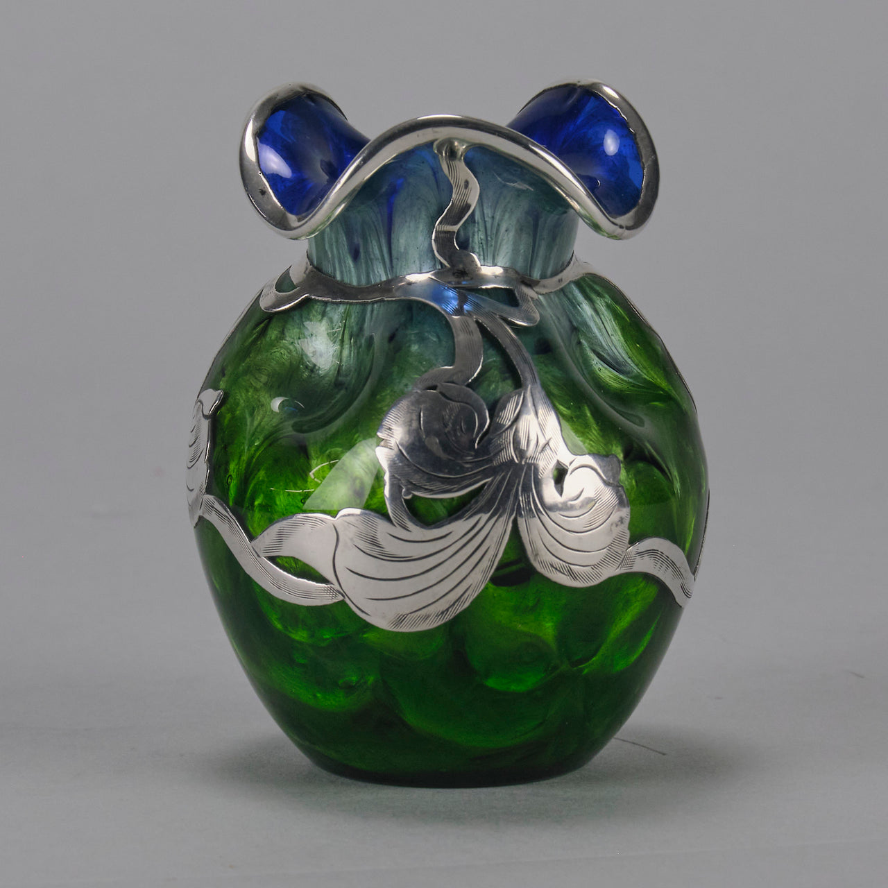 Loetz Titania Silvered Vase - Loetz Glass - Hickmet Fine Arts