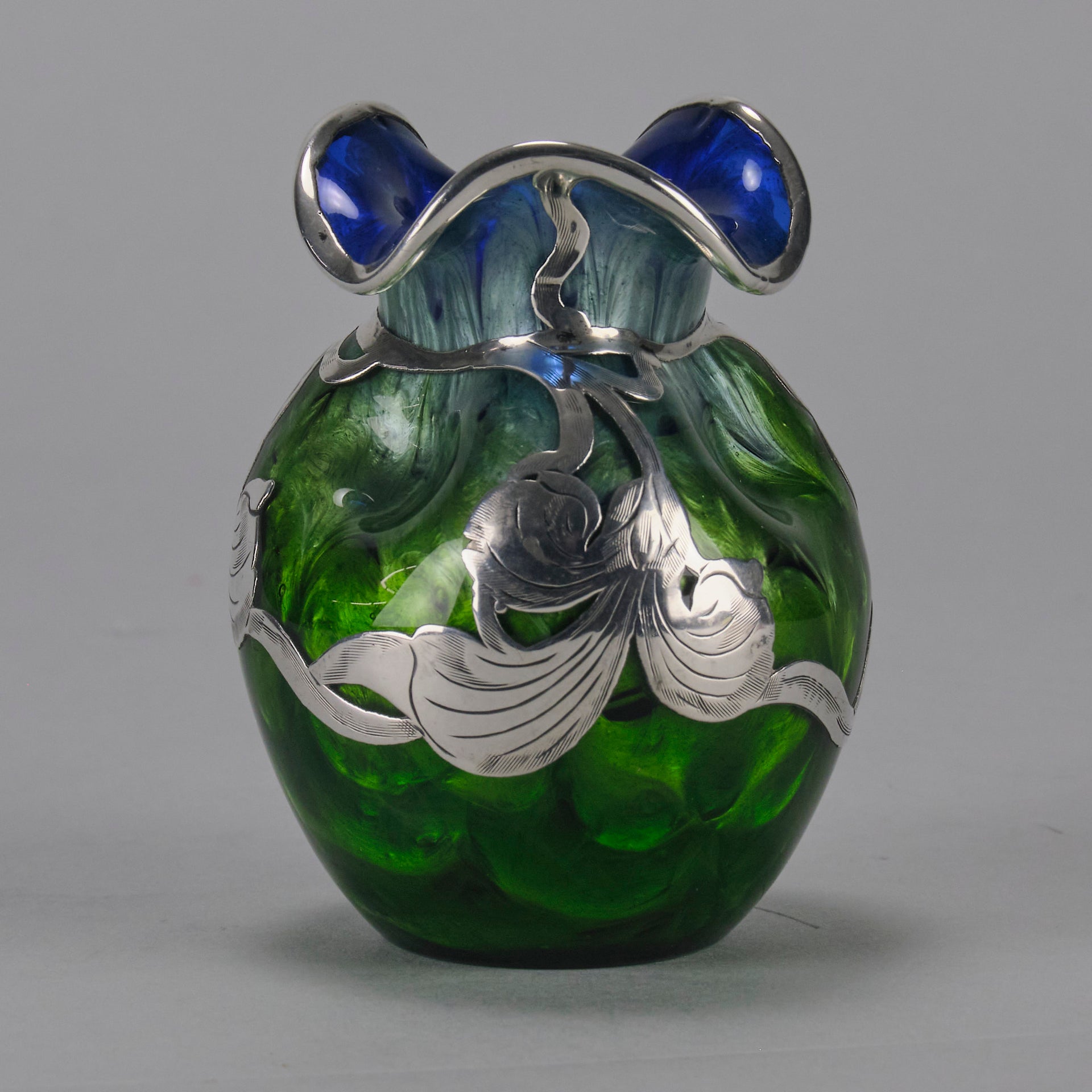 Loetz Titania Silvered Vase - Loetz Glass - Hickmet Fine Arts