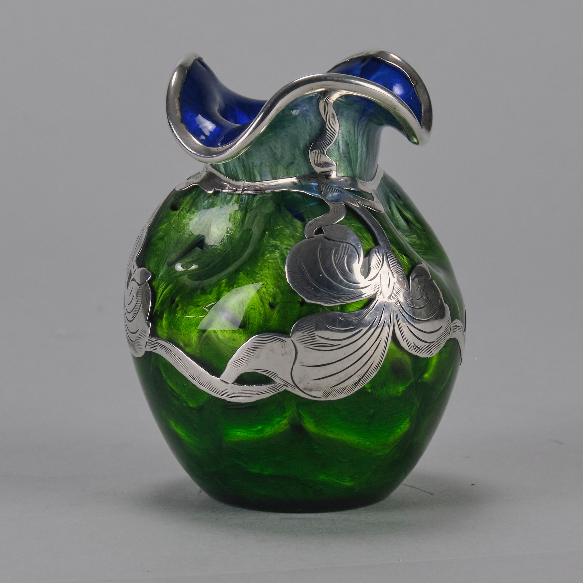 Loetz Titania Silvered Vase - Loetz Glass - Hickmet Fine Arts