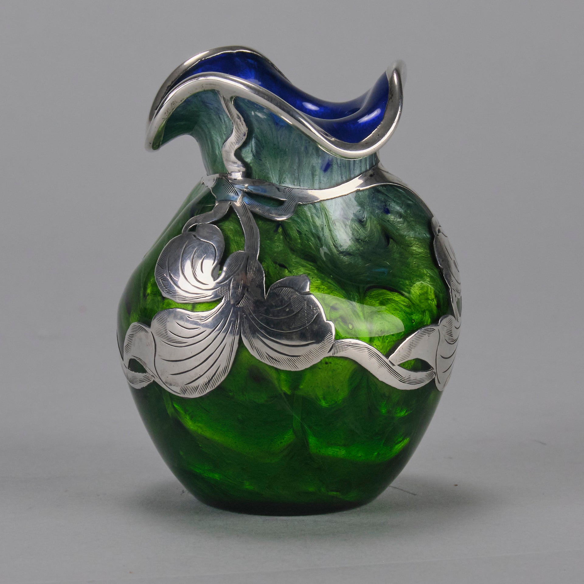 Loetz Titania Silvered Vase - Loetz Glass - Hickmet Fine Arts