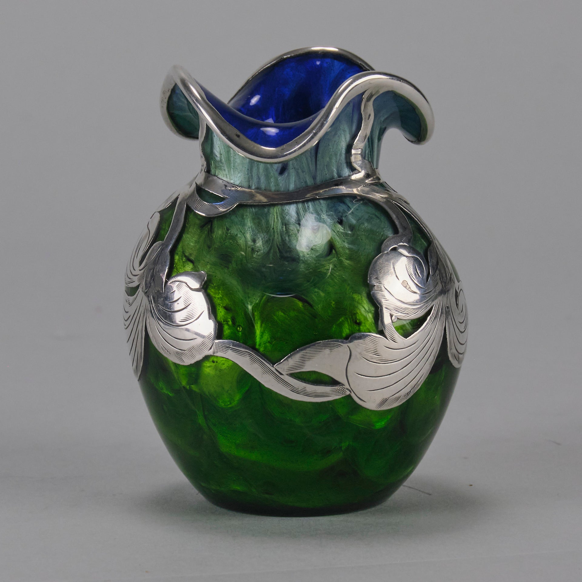 Loetz Titania Silvered Vase - Loetz Glass - Hickmet Fine Arts