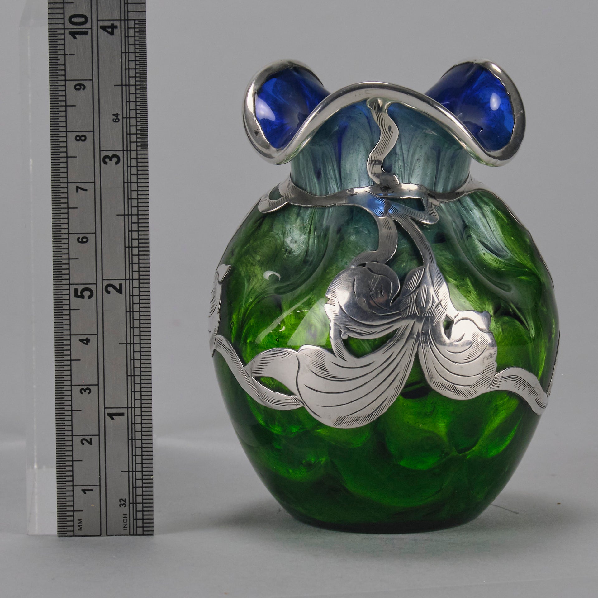 Loetz Titania Silvered Vase - Loetz Glass - Hickmet Fine Arts