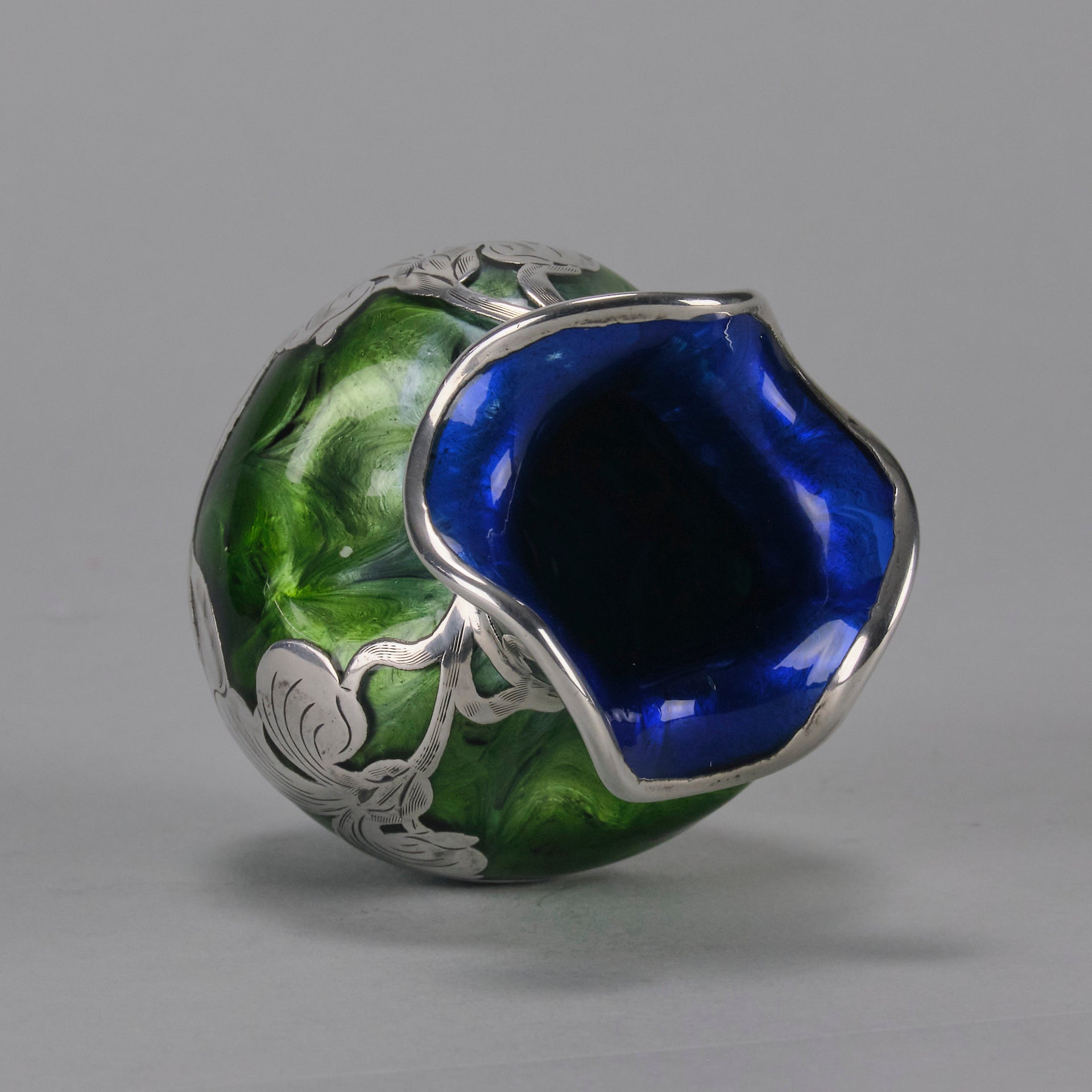 Loetz Titania Silvered Vase - Loetz Glass - Hickmet Fine Arts