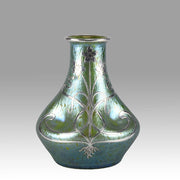 Loetz Silvered Papillon Vase