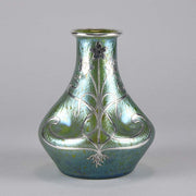 Loetz Silvered Papillon Vase