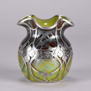 Loetz Glass - Titania Silvered Vase - Hickmet Fine Arts