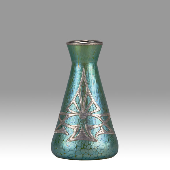 Silvered Loetz Vase
