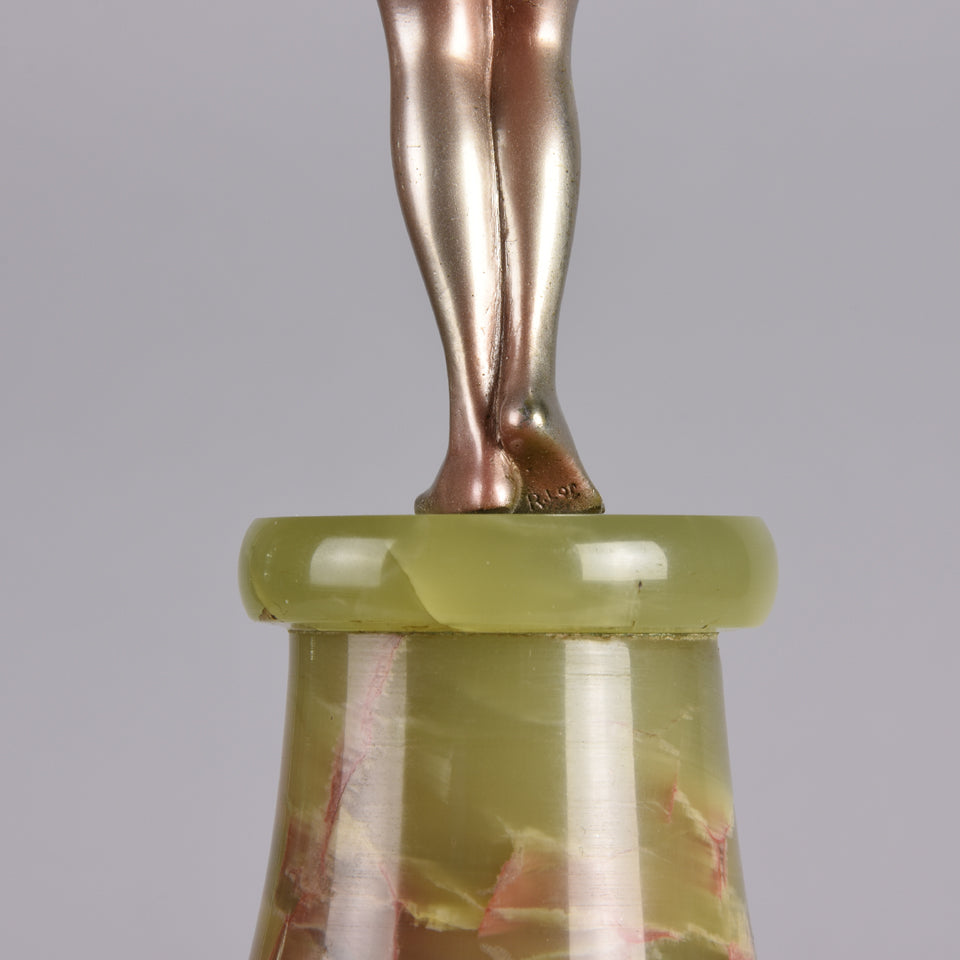 Art Deco Bronze Lorenzl Figure Hannah 