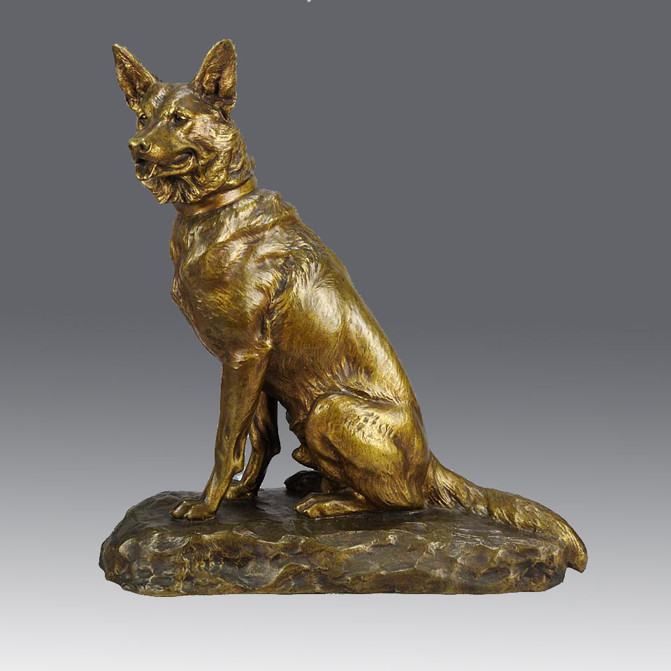 "Seated Alsatian" by Louis Riché