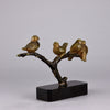 Birds on a Branch - Animaliers - Jean Luc - Antique animal sculptures for sale  - Hickmet Fine Arts