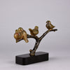 Birds on a Branch - Animaliers - Jean Luc - Antique animal sculptures for sale  - Hickmet Fine Arts