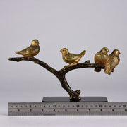 Birds on a Branch - Animaliers - Jean Luc - Antique animal sculptures for sale  - Hickmet Fine Arts