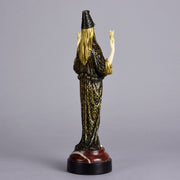 High Priestess - Art Deco Bronze Sculpture - Luce