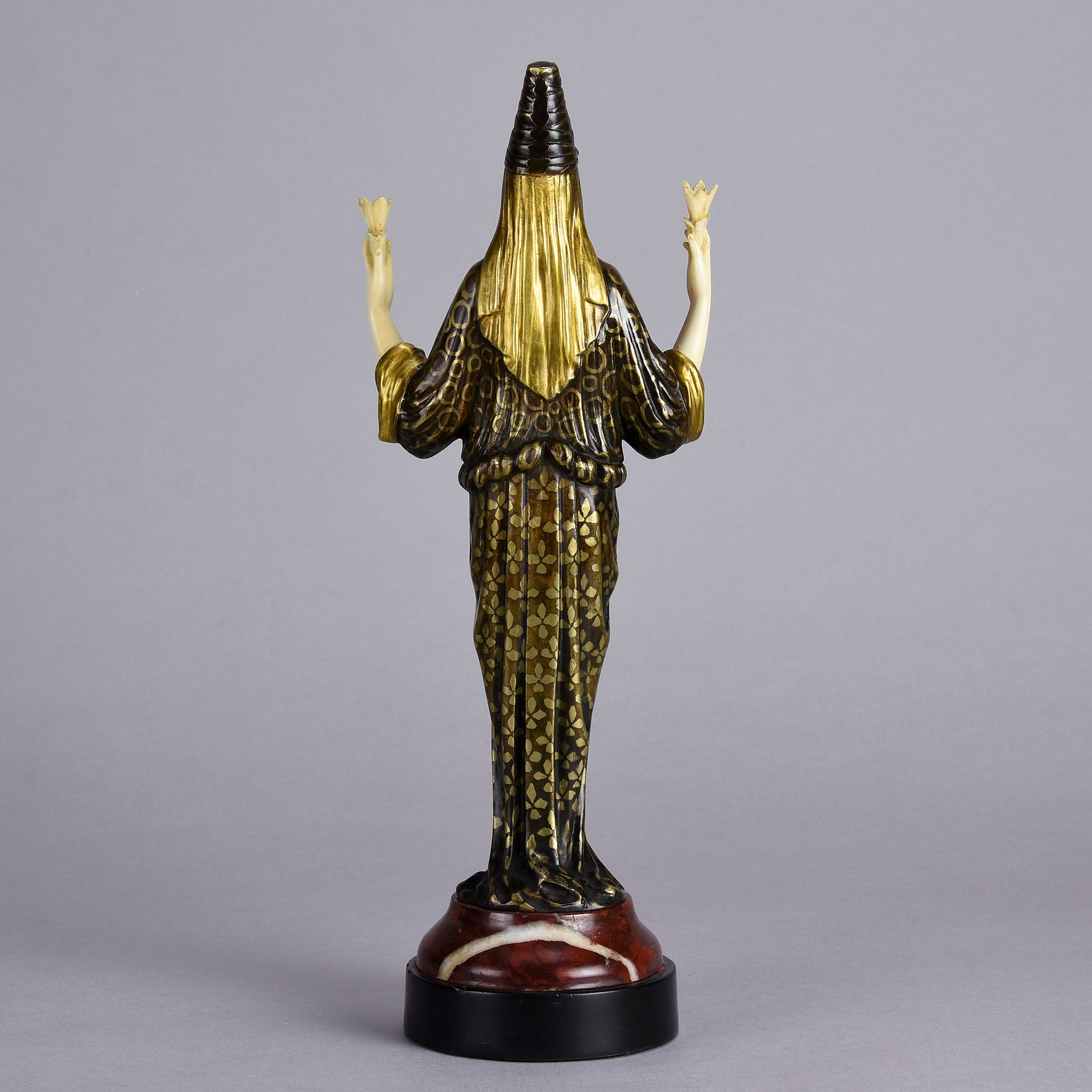 High Priestess - Art Deco Bronze Sculpture - Luce