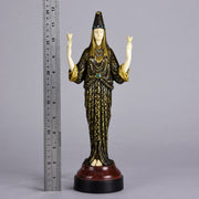 High Priestess - Art Deco Bronze Sculpture - Luce