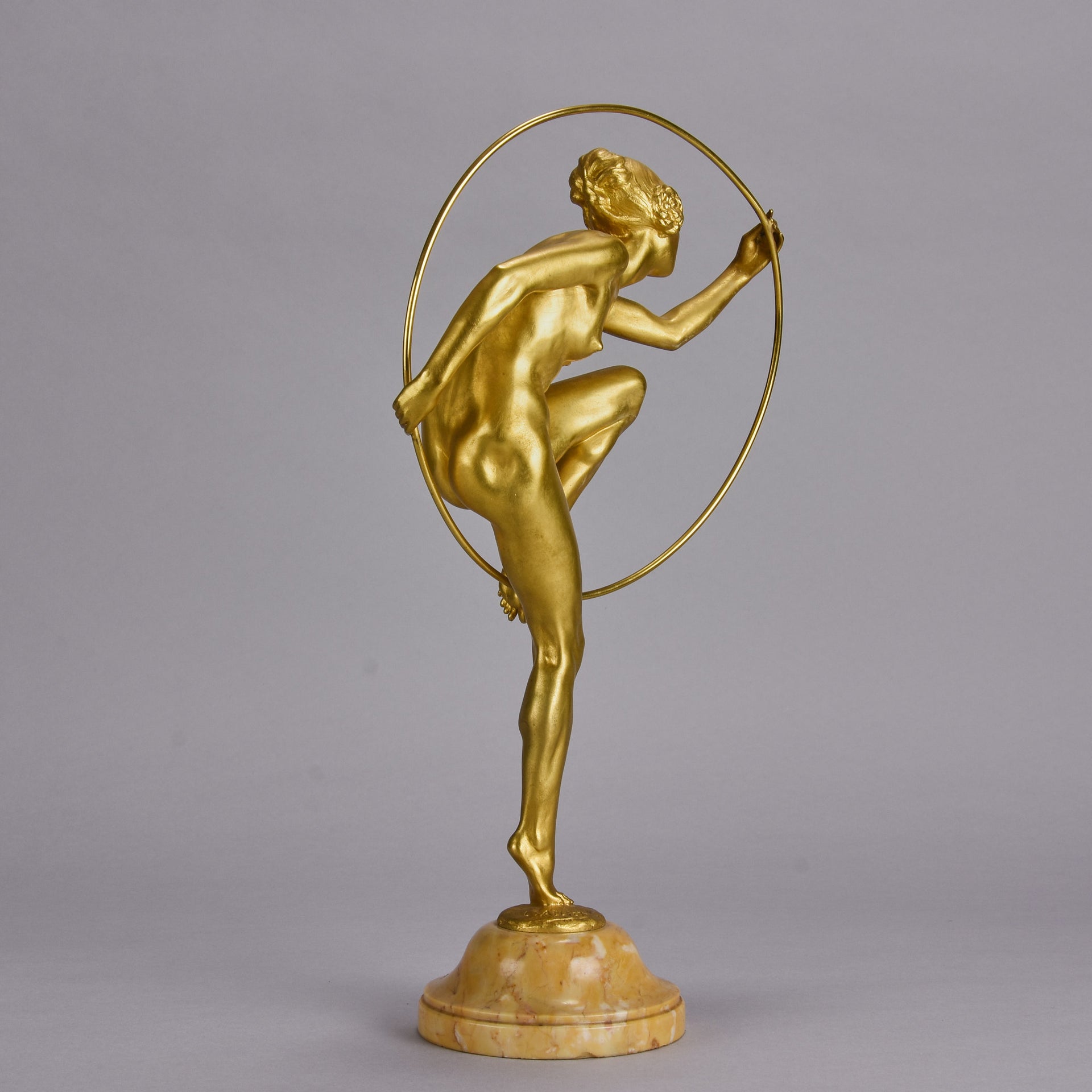 alliot gilt bronze dancer