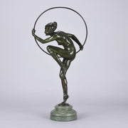 Lucien Alliot Bronze - Hoop Dancer - Hickmet Fine Arts