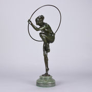 Lucien Alliot Bronze - Hoop Dancer - Hickmet Fine Arts