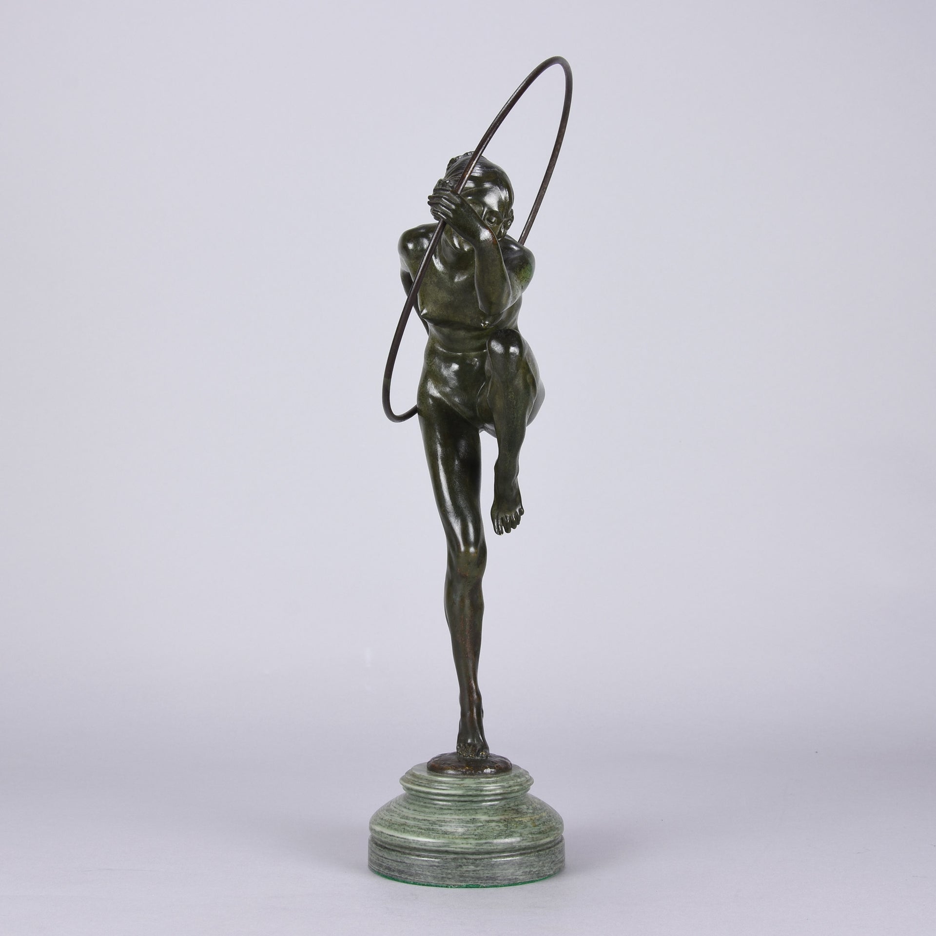 Lucien Alliot Bronze - Hoop Dancer - Hickmet Fine Arts