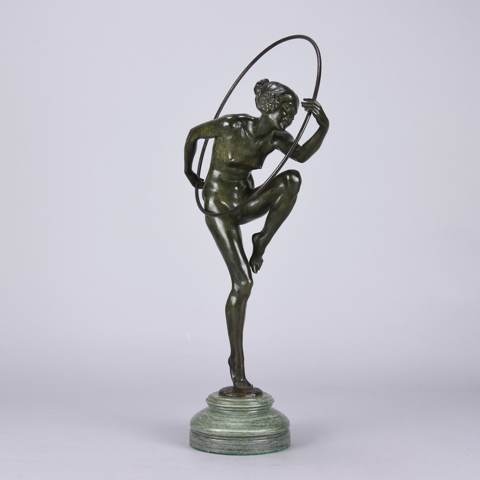 Lucien Alliot Bronze - Hoop Dancer - Hickmet Fine Arts