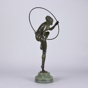 Lucien Alliot Bronze - Hoop Dancer - Hickmet Fine Arts