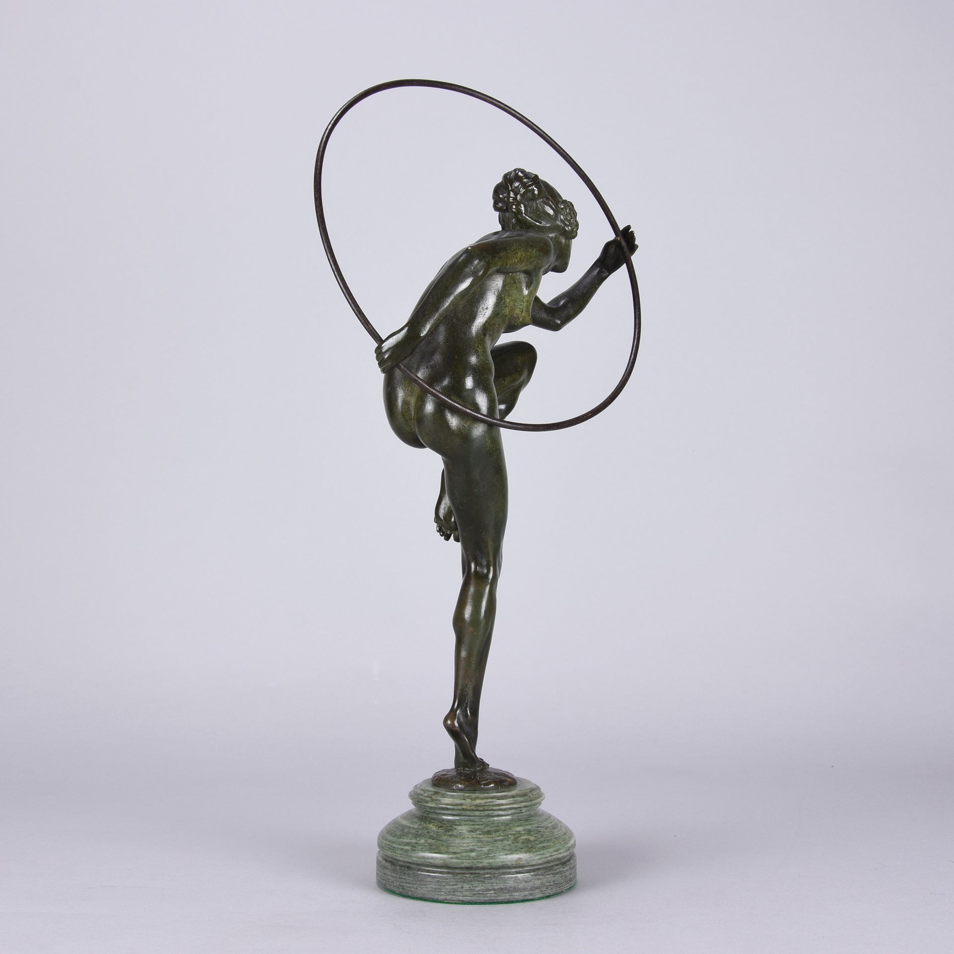 Lucien Alliot Bronze - Hoop Dancer - Hickmet Fine Arts