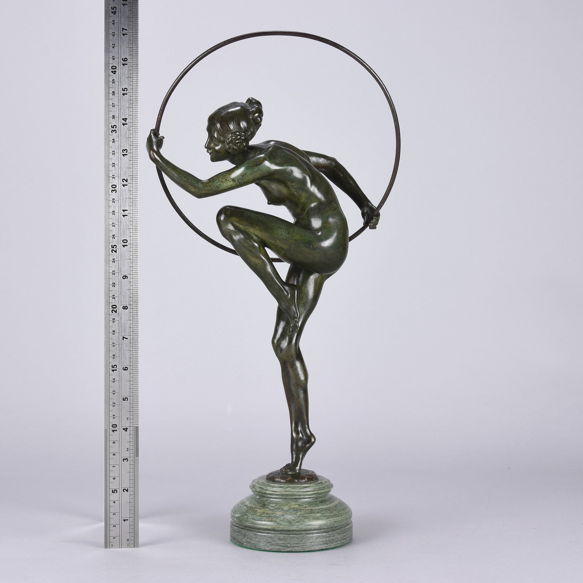 Lucien Alliot Bronze - Hoop Dancer - Hickmet Fine Arts