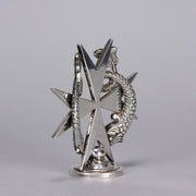 Maltese Cross Car Mascot -Silver Plated Car Mascot - Hickmet Fine Arts