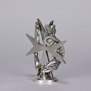Maltese Cross Car Mascot -Silver Plated Car Mascot - Hickmet Fine Arts