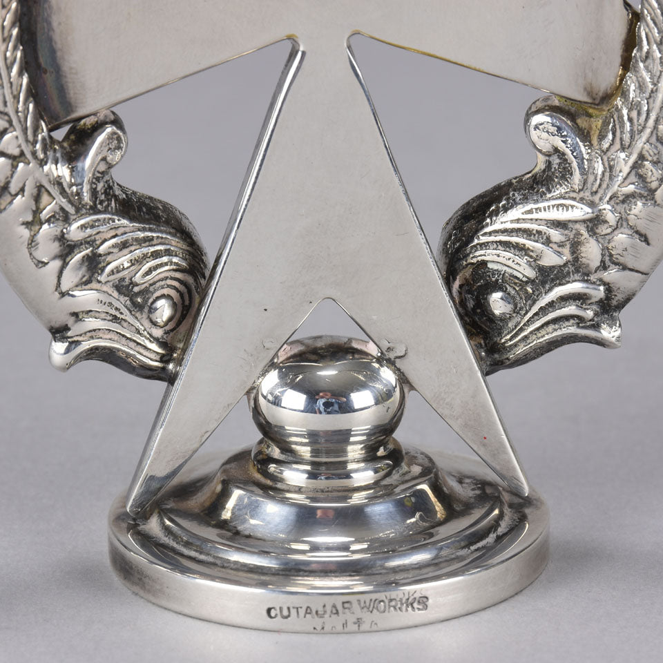 Maltese Cross Car Mascot -Silver Plated Car Mascot - Hickmet Fine Arts