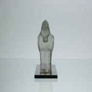 Lalique Cheval Debout, Lalique Horse by Marc Lalique A very fine frosted glass study of a standing horse in a striking position with its neck rounded - Marc Lalique - Hickmet Fine Arts 