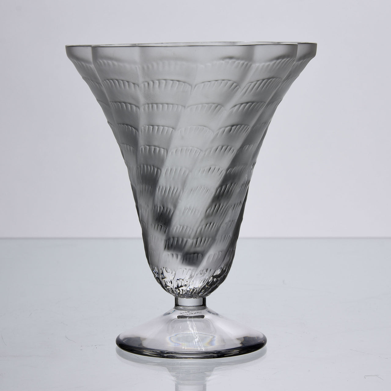 Lalique Glass - Lalique Cornet Vase - Hickmet Fine Arts