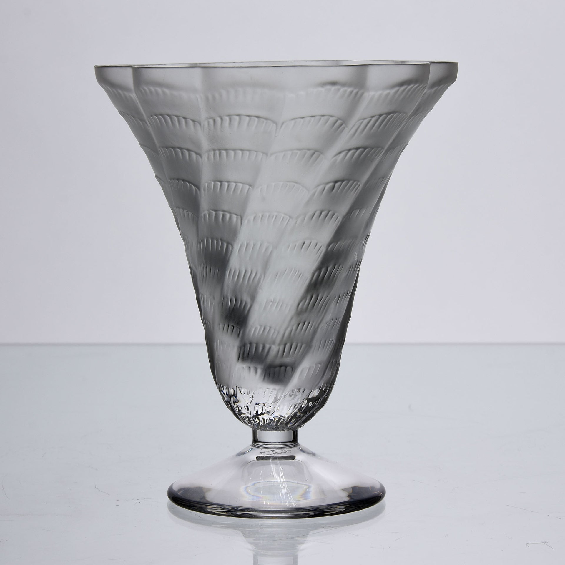 Lalique Glass - Lalique Cornet Vase - Hickmet Fine Arts